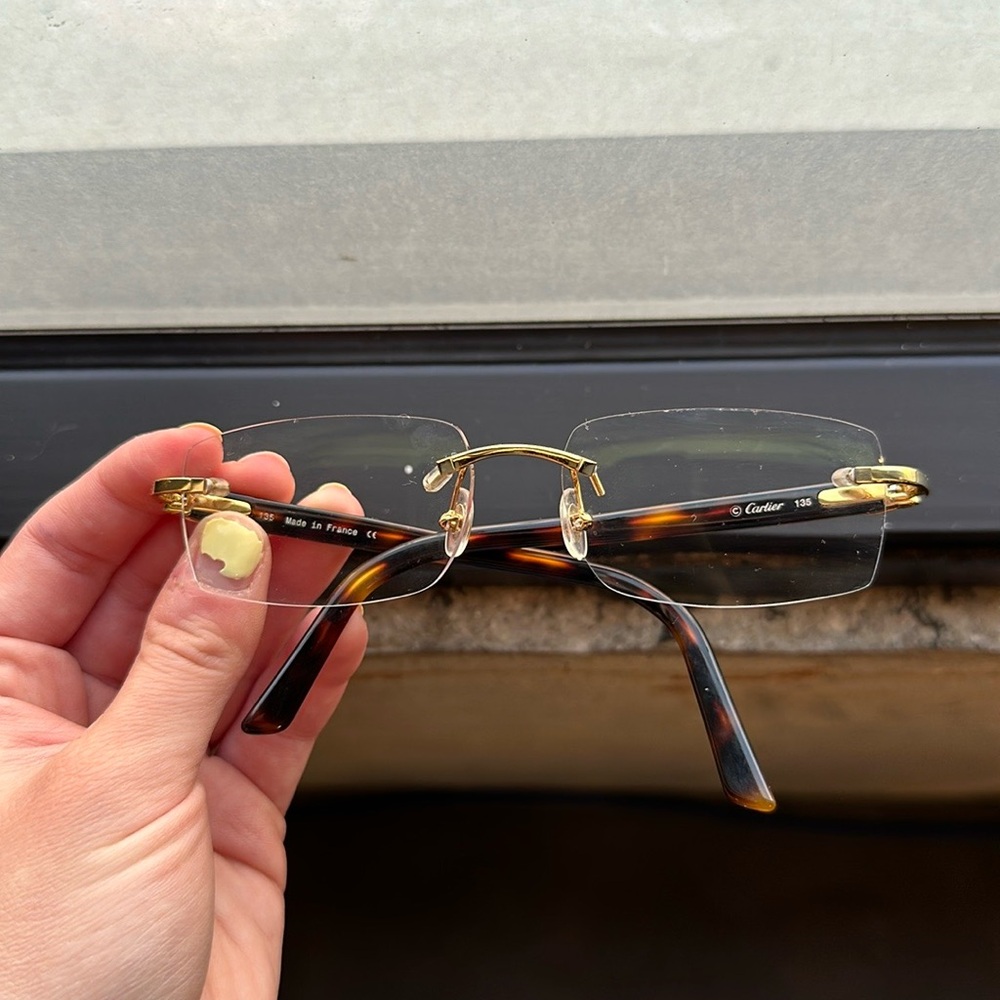 Cartier Tortoise Shell Glasses